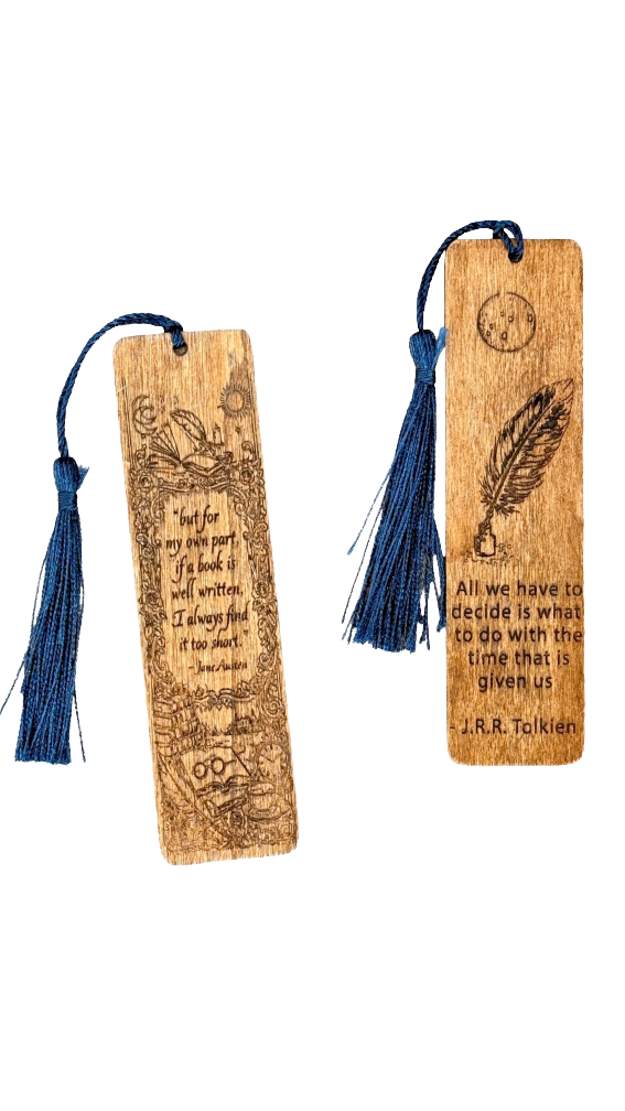 Literary quote bookmark gift pack — 2 pack